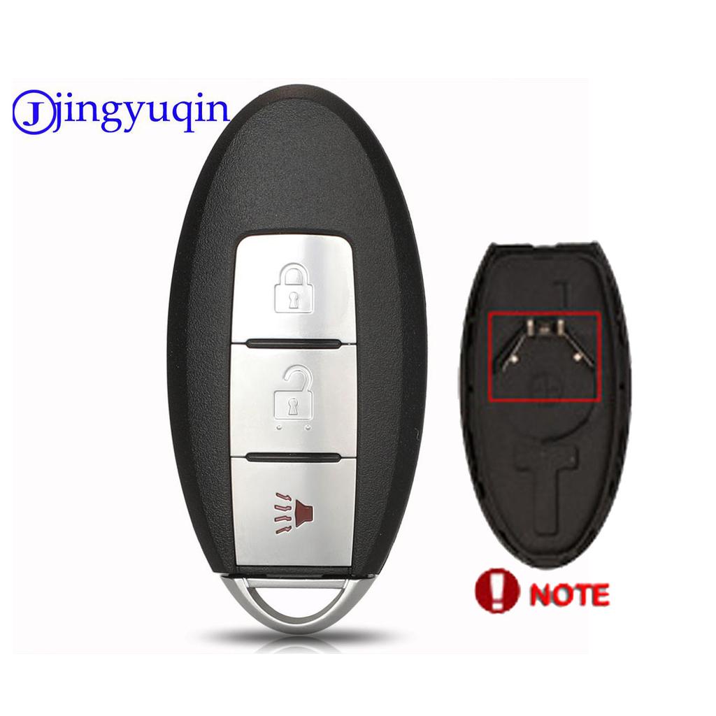 Jingyuqin 3/4 Buttons 2006-2014 Remote Smart Key Shell Cover Case For Nissan ALTIMA MAXIMA Murano Versa Teana Sentra