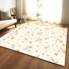 Maple Leaf Living Room Carpet Bedroom Dining Room Floor Mat Pattern Size