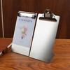 Metal Stainless Steel Ticket Clips Writing Hotel Menu