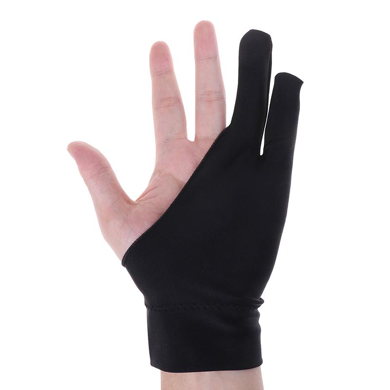 1Pc Artist Glove 2-Fingers Drawing Graphic Tablet Smudge Anti-Fouling Gloves