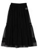 Cohen Tucked Tiered Tulle Skirt 76706460224 0950 M BLACK(09)