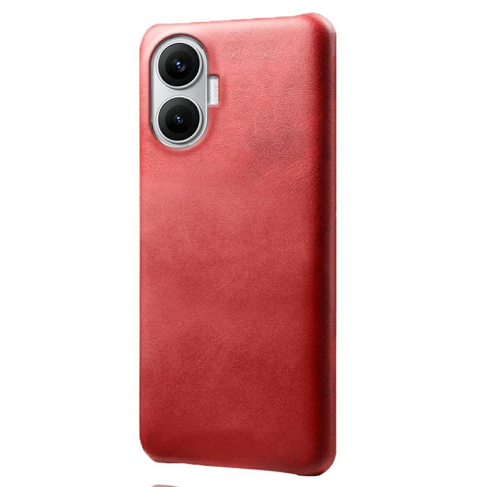 

For Xiaomi Poco F7 5G/Redmi Turbo 4 Pro 5G Case Calf Texture PU Leather Hard PC Protective Phone Cover C