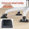 Black Rubber Anti-Slip Wheel Pad for Furniture, Chairs, and Baby Cribs