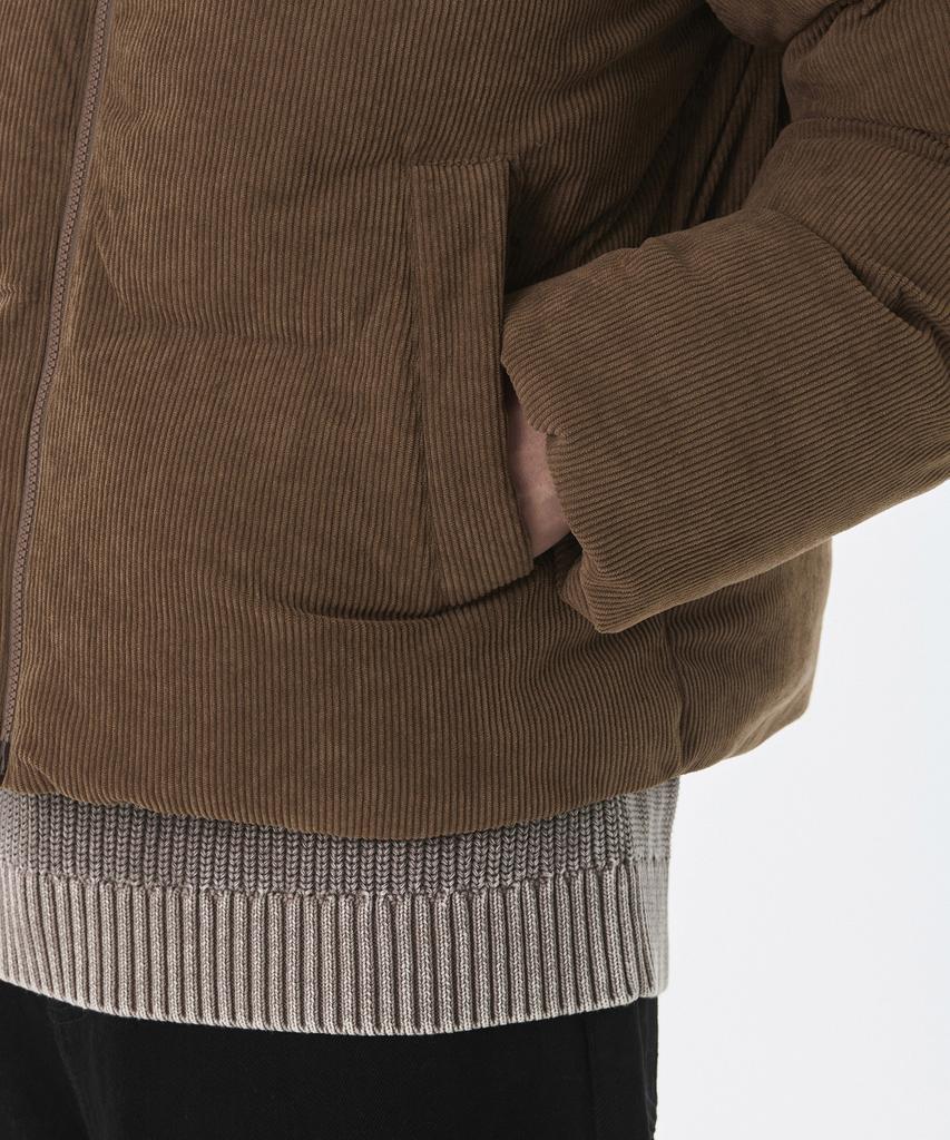 Musinsa Standard Daily Puffer Corduroy Short Padded Jacket [Baroque Brown]