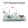 Luxury Magnetic Stand Two-Layer Protection Phone Case For iPhone 17 16 15 11 12 13 14 Pro Max For Magsafe Metal Ring Holder Cover