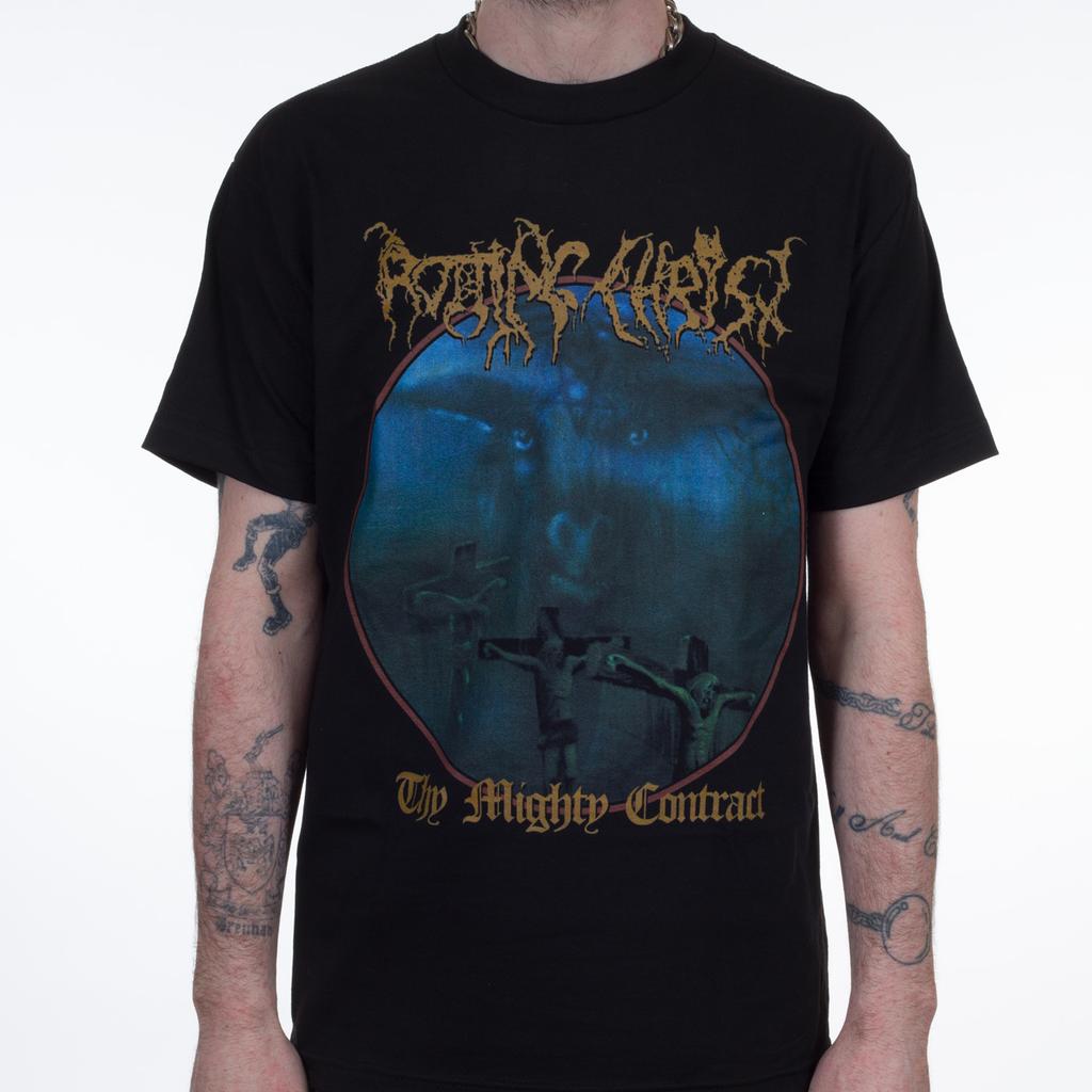 Greek Extreme Metal Band Rotting Christ Graphic Print Tshirts Men Women Cotton Unisex Short Sleeve Fashion Casual Vintage Tops