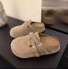 Baotou Half Slippers Women's Spring Versatile Platform-soled Boken Shoes Lazy One-pedal Slippers