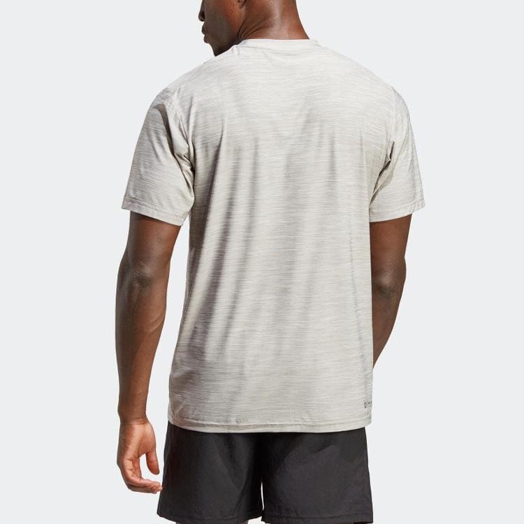 New Adidas T Shirts Men's Gray White IC7416