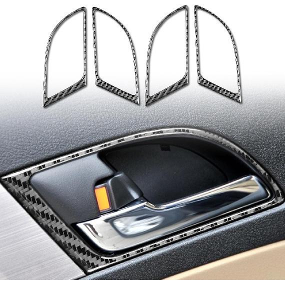 Carbon Fiber Center Console Car Gear Shift Panel Cover Carbon Fiber Sticker Car Interior Trim Compatible with Honda CR-V CRV 2007 2008 2009 2010 2011