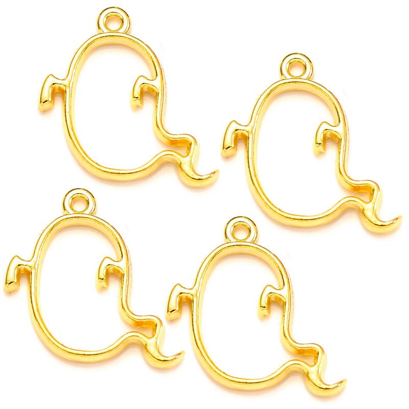 Сделай сам Ретро Сплав Ювелирные Аксессуары Хэллоуин Подвеска Привидение 10pcs