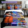 3pcs Duvet Cover Set (1*Duvet Cover + 2*Pillowcase, Without Core), DRAGON BALL Print Bedding Set, Bedroom Decor, All‑Season, Birthday Gift