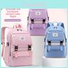 Kids School Backpack For Boys And Girls With Lightweight Nylon Material And Cushion Straps For Classroom Use