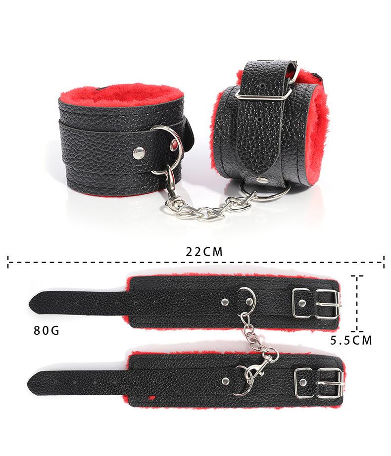Couples Set Bondage Handcuffs 10piece Whip Sm Training Props