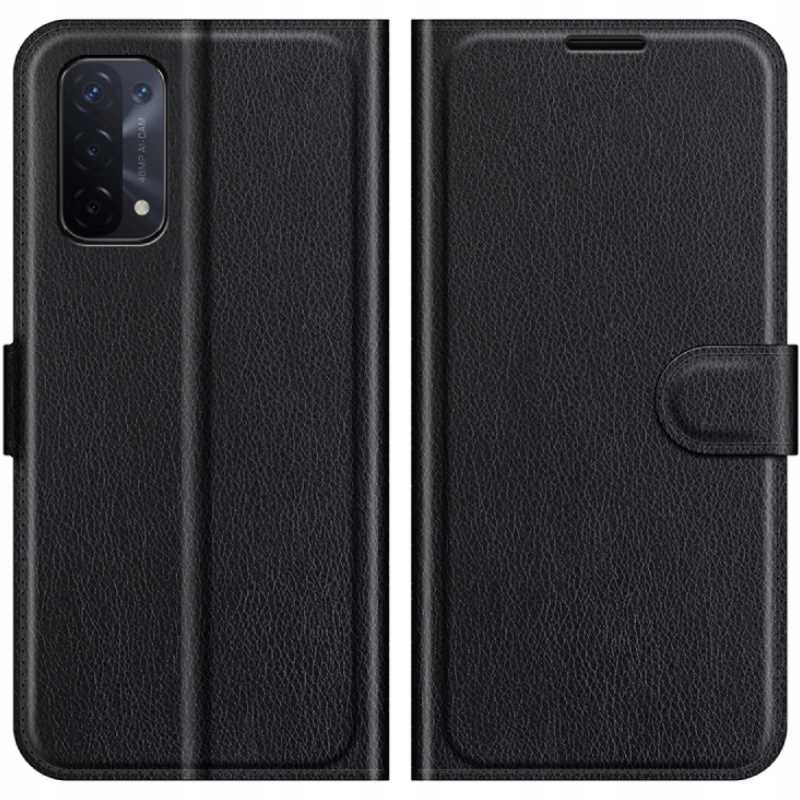 Litchi Oppo A54/A74/A93 5G Czarny