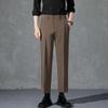 Summer men's casual pants straight loose men's business nine-point pants
