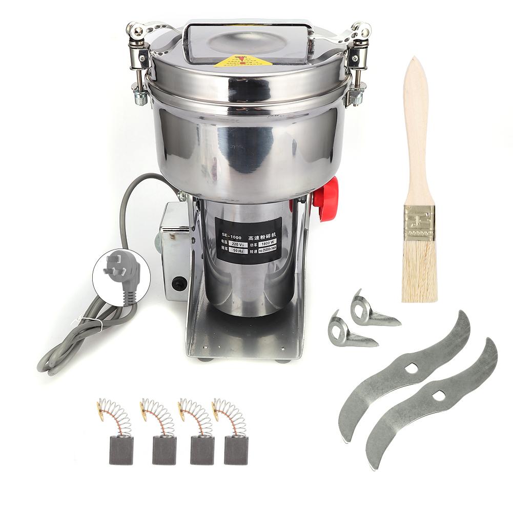 1000g Mini Electric Grinder Household Dry Grinding Whole Grains Chinese Herbal Grinding Machine