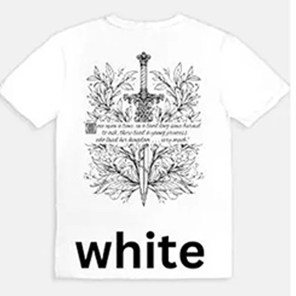Camiseta Vintage Fireheart Book Club 2 Lados Conforto Estampa Trono de Vidro Manga Curta Diária Unissex Tee Tendência Casual Streetwear