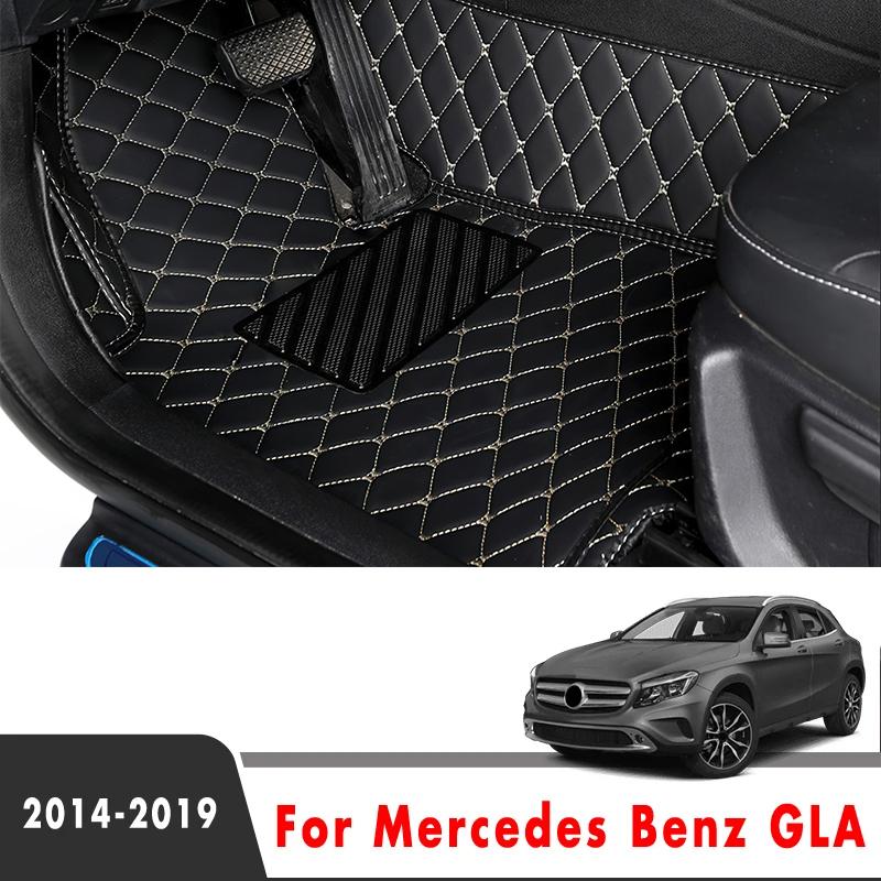 Car Floor Mats For Mercedes Benz GLA  2018 2017 2016 2015 2014 Carpets  Auto Styling Interior Accessories Foot Pads