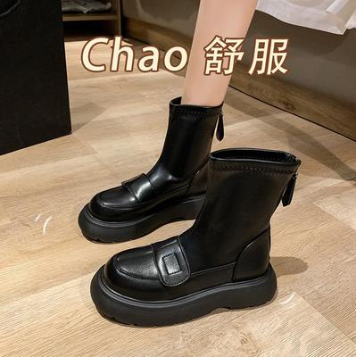 2024 Autumn and Winter New Short Boots Women Fashion Muffin Thick Sole Casual Women's Boots