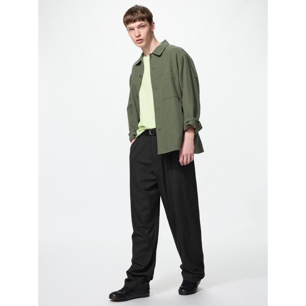 Uniqlo Japan Tuck Relaxed Wide Pants Long