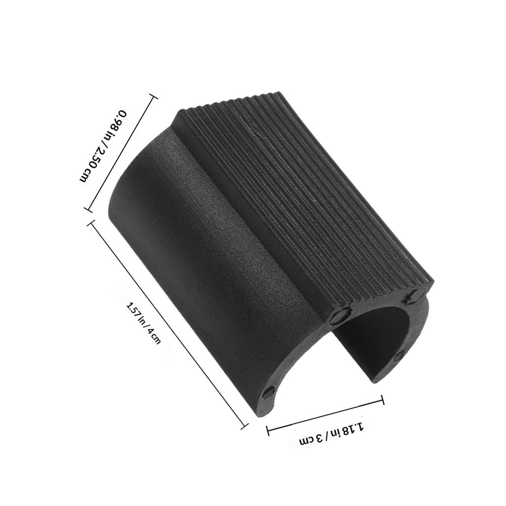 8Pcs Chair Leg Floor Protectors U Shaped Plastic Covers Chair Foot Caps Anti Slip Furniture Pads for Hardwood Tile Floors 25Mm