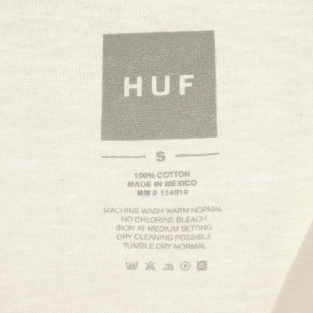 HUF Short Sleeve T-shirt S White Men's Used