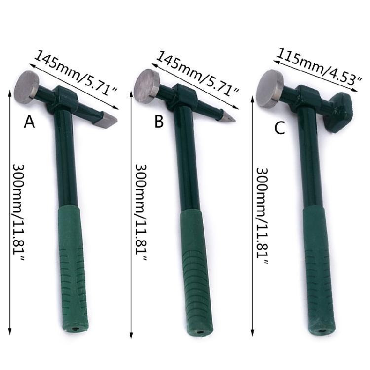 Steel Auto Dent Remover Hammer Car Dent Repair Hammer Shaping Body Sheet Metal