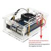 Acrylic Case Proection Cover for Orange Pi 5 Pro Clear Transparently Case Optional Cooling Fan