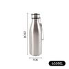 650-1000Ml Portable Outdoor Water Bottle Stainless Single Wall Insulated Cup