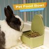 Hanging Design Pet Cage Feeder Anti Spill Small Animals Food Dispenser Steady Pet Food Bowl  Rabbit