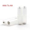 AAA To AA Size Cell Battery Box Converter Batteries Holder Plastic Case Adapter Switcher for AAA To AA Battery