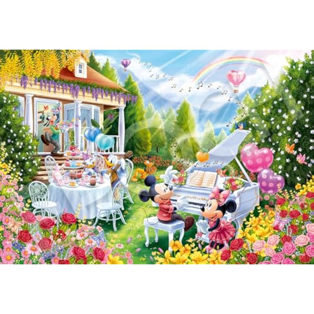 Epoch (EPOCH) 300 Piece Jigsaw Puzzle Decoration Collage Disney Mickey & Friends -Melody of Love-...