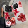 Cherry Flower Print Clear Case for Xiaomi Mi 11 Lite 13T 12T Pro Back Phone Cover