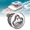 Boat Cam   Stainless Steel Floor Buckle   with Back Plate and Red Dot Indicator for Ships Yachts RV
