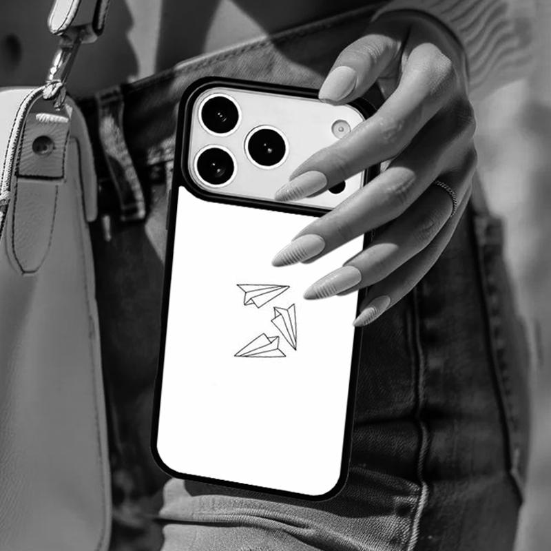 Travel the world of air plane paper Phone Case For iPhone 17 Air 14 15 13 12 Max Cover For Apple 16e 11 Pro Max Plus Coque