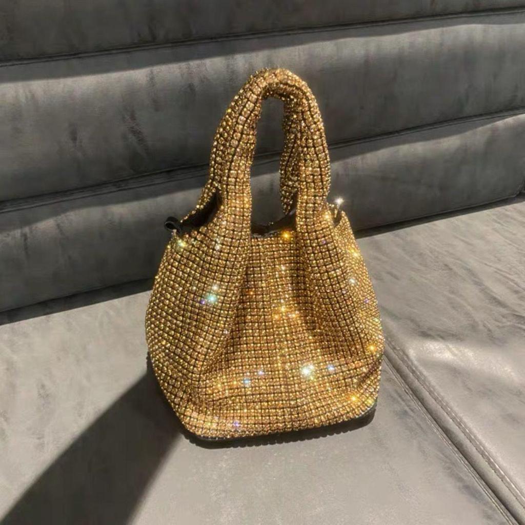Women's High-End Diamond Clutch Handbag: Elegant Evening Accessory