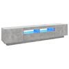 VidaXL Meuble TV avec Lumières LED, Armoire de Télévision avec Rangement, Meuble Télé de Salon Salle de Séjour Intérieur, 3081910