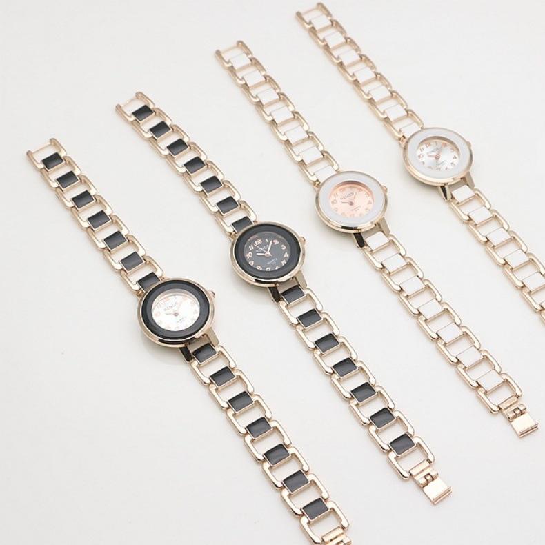 Orologio da Polso da Donna al Quarzo alla Moda Bracciale in Oro Rosa di Alta Qualità Orologio da Polso Vintage Femminile Orologio da Donna Dropshipping Regali