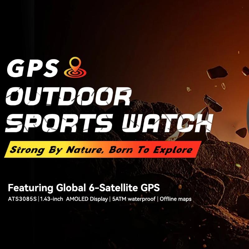 2026-Top Accurate GPS Smart Watch Offline Maps Download Compass Tracking 170+ Sport Modes 5ATM Waterproof Tactics Sport Smart Bracelet Men Gift