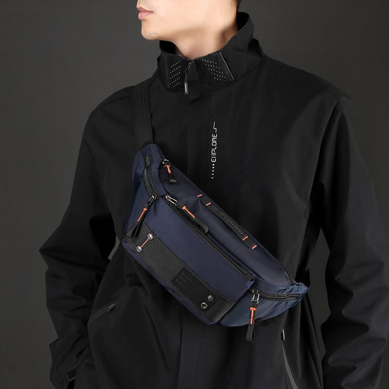 WEPOWER Outdoor Waterproof Crossbody Waist Bag for Travel, Running, Cycling, and Commuting