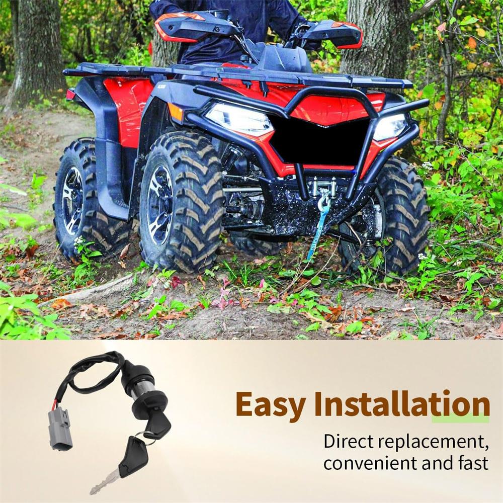 9DSV-011000-6K00 Ignition Switch Lock Kit with 2 Keys Fit for CFMOTO CF450 520 600
