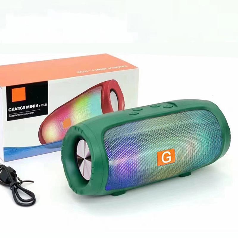 

Мини-спикер Bluetooth: Портативный настольный и уличный сабвуфер для автомобиля или дома зелёный