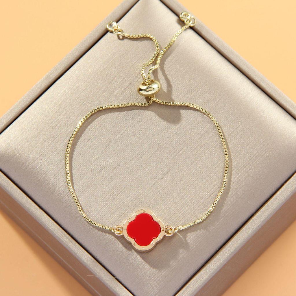 Verstellbares 8-förmiges Evil Eye Herzarmband für Damen - Europäische & Amerikanische Mode, Südostasiatischer Einfluss