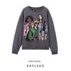 Kaslead New Arrival Women's Clothing Fashion Style Stylish Simple and Versatile Girl Print Sweatshirt 6050834