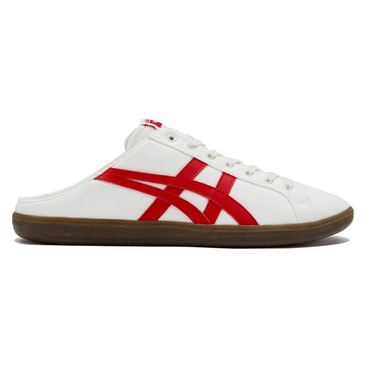 Onitsuka Tiger DD Trainer Sabot Trendy Comfortable Durable Low-Top Lifestyle Casual Shoes Unisex sneaker Beige Red 1183B769-103-2