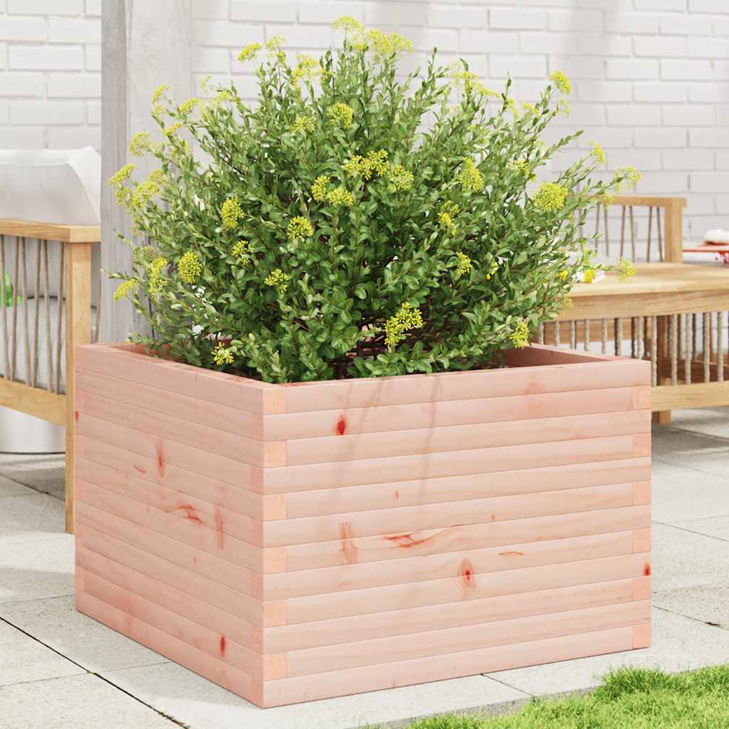 Plant Box 70x70x46 Cm Solid Douglas Fir Wood