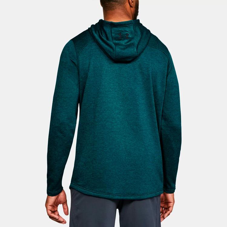 Under Armour Mk-1 Tech Terry Graphic Logo Hoodie Men Hoodies Blue 1306445-716