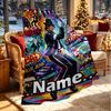Individuell personalisierte Michael Jackson Print Decke, Heimdekoration, Schlafzimmer, Sofa, Camping, Couch, Geschenke für Geburtstag Weihnachten