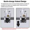 AEE2-Hotend Kit For Bambu-Lab A1/A1 Mini, 3D Printer Parts Replacement Print-Head For Bambu-Lab A1/A1 Mini 3D Printer