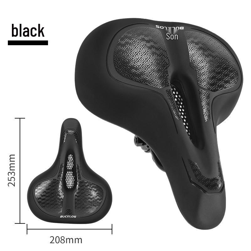 Waterproof Shockproof Breathable Hollow PU Leather Mountain Bike Saddle